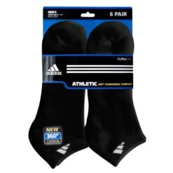 ADIDAS Men's Athletic Low Cut Socks, 6-Pack -Fam By Style 1325259 001 alt2