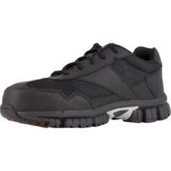 REEBOK WORK Men's Ketia Composite Toe Cross Trainer Shoes, Black/ Silver, Medium Width 8 REEBOK WORK Men's Ketia Composite Toe Cross Trainer Shoes, Black/ Silver, Medium Width -Fam By Style 2014440 001 alt3