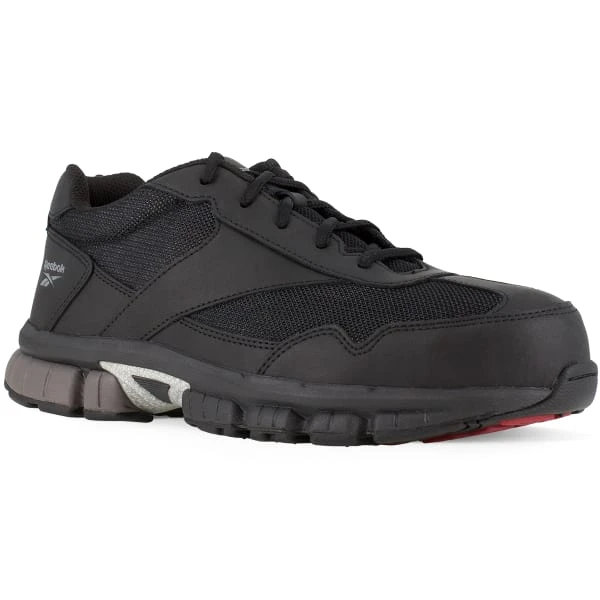 REEBOK WORK Men's Ketia Composite Toe Cross Trainer Shoes, Black/ Silver, Medium Width 1 REEBOK WORK Men's Ketia Composite Toe Cross Trainer Shoes, Black/ Silver, Medium Width