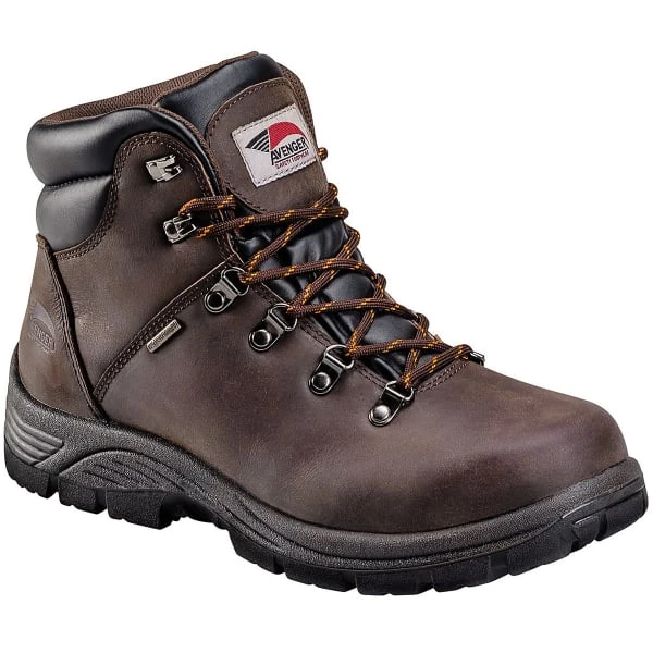 AVENGER Men's 7625 6 In. Waterproof Work Boots, Wide 1 AVENGER Men's 7625 6 In. Waterproof Work Boots, Wide