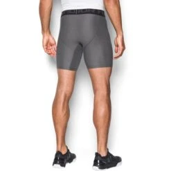 UNDER ARMOUR Men's HeatGear Armour Mid Compression Shorts -Fam By Style 2021401 004 alt3