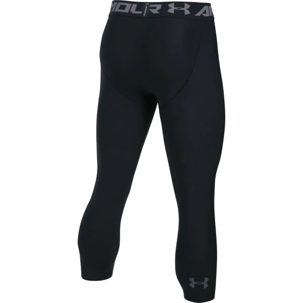 UNDER ARMOUR Men's HeatGear Armour ¾ Leggings 2 UNDER ARMOUR Men's HeatGear Armour ¾ Leggings - Image 2