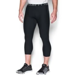 UNDER ARMOUR Men's HeatGear Armour ¾ Leggings 6 UNDER ARMOUR Men's HeatGear Armour ¾ Leggings -Fam By Style 2021425 001 alt2