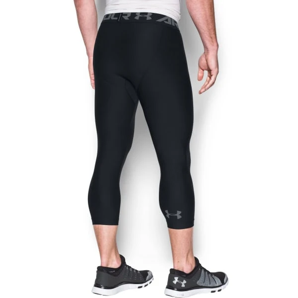 UNDER ARMOUR Men's HeatGear Armour ¾ Leggings 4 UNDER ARMOUR Men's HeatGear Armour ¾ Leggings - Image 4