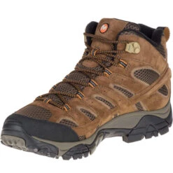 MERRELL Men's Moab 2 Mid Waterproof Hiking Boots, Earth, Wide -Fam By Style 2023811 201 alt6