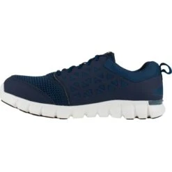REEBOK WORK Men's Sublite Cushion Work Alloy Toe Work Shoes, Navy 7 REEBOK WORK Men's Sublite Cushion Work Alloy Toe Work Shoes, Navy -Fam By Style 2033624 402 alt2