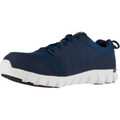 REEBOK WORK Men's Sublite Cushion Work Alloy Toe Work Shoes, Navy 8 REEBOK WORK Men's Sublite Cushion Work Alloy Toe Work Shoes, Navy -Fam By Style 2033624 402 alt3