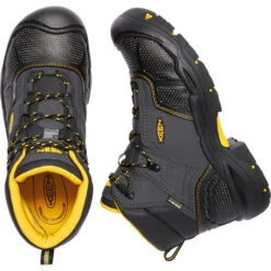 KEEN Men's Logandale Waterproof Steel Toe Boots 8 KEEN Men's Logandale Waterproof Steel Toe Boots -Fam By Style 2038771 001 alt3