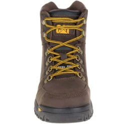 CATERPILLAR Men's 6 In. Outline Steel Toe Work Boots, Seal Brown -Fam By Style 2040404 202 alt3