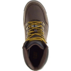 CATERPILLAR Men's 6 In. Outline Steel Toe Work Boots, Seal Brown -Fam By Style 2040404 202 alt5