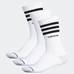 ADIDAS Men's Cushioned Color Crew Socks, 3-Pack -Fam By Style 2040944 101 alt2