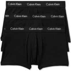 CALVIN KLEIN Men's Stretch Low-Rise Trunks, 3-Pack