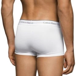 CALVIN KLEIN Men's Stretch Microfiber Low-Rise Trunks, 3-Pack -Fam By Style 2041794 101 alt2