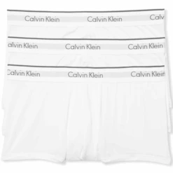 CALVIN KLEIN Men's Stretch Microfiber Low-Rise Trunks, 3-Pack