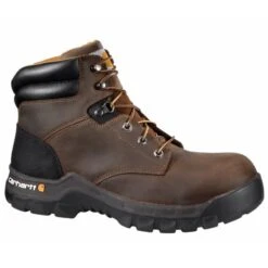 CARHARTT Men's 6-Inch Rugged Flex Non-Safety Toe Work Boots, Brown