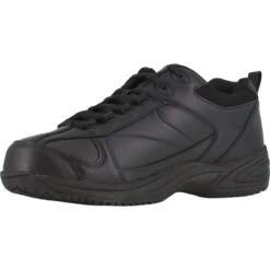 REEBOK WORK Men's Jorie Soft Toe Street Sport Jogger Oxford Sneaker, Black -Fam By Style 2047675 001 alt3