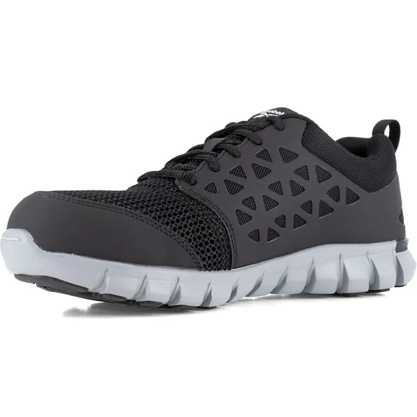 REEBOK WORK Men's Sublite Cushion Work Alloy Toe Athletic Oxford Sneaker, Black 4 REEBOK WORK Men's Sublite Cushion Work Alloy Toe Athletic Oxford Sneaker, Black - Image 4