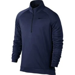 NIKE Men's Long-Sleeve Quarter Zip Dry Training Top