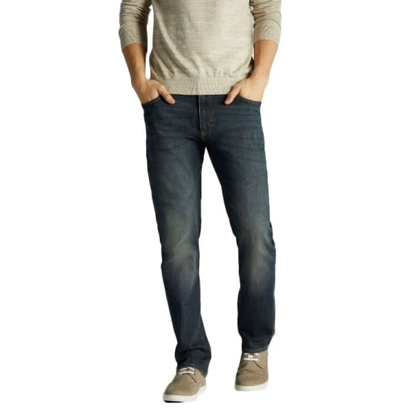 LEE Men's Extreme Motion Straight Fit Tapered Leg Jeans 1 LEE Men's Extreme Motion Straight Fit Tapered Leg Jeans