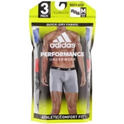 ADIDAS Men's Climalite Boxers, 3-Pack -Fam By Style 2056062 001 alt12