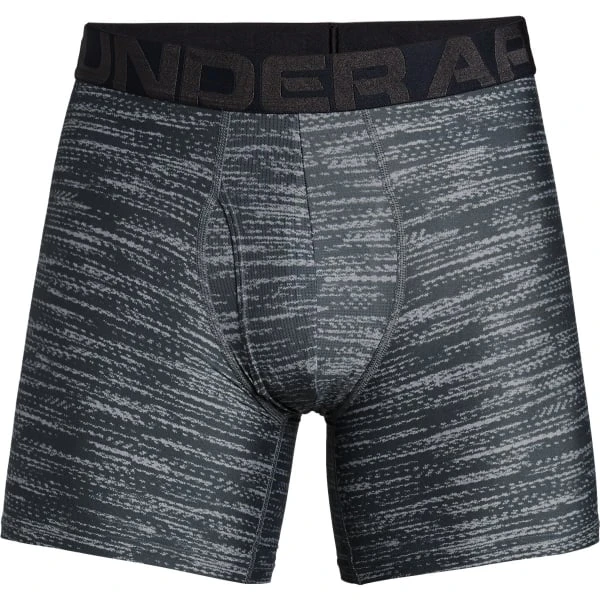 UNDER ARMOUR Men's Tech 6 In. Boxerjock Novelty Boxers, 2-Pack 2 UNDER ARMOUR Men's Tech 6 In. Boxerjock Novelty Boxers, 2-Pack - Image 2
