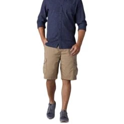 LEE Men's Cross Road Canvas Cargo Shorts