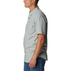 COLUMBIA Men’s Rapid Rivers™ Printed Short-Sleeve Shirt -Fam By Style 2056957 007 alt2