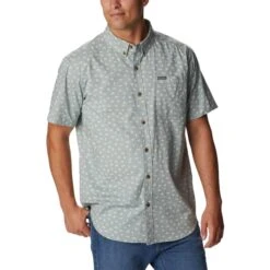 COLUMBIA Men’s Rapid Rivers™ Printed Short-Sleeve Shirt -Fam By Style 2056957 007 alt3