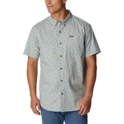 COLUMBIA Men’s Rapid Rivers™ Printed Short-Sleeve Shirt