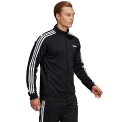 ADIDAS Men's Essential 3Stripe Tricot Track Jacket 14 ADIDAS Men's Essential 3Stripe Tricot Track Jacket -Fam By Style 2057224 001 alt5