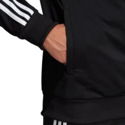ADIDAS Men's Essential 3Stripe Tricot Track Jacket 16 ADIDAS Men's Essential 3Stripe Tricot Track Jacket -Fam By Style 2057224 001 alt7