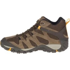 MERRELL Men's Alverstone Mid Waterproof Hiking Boots 9 MERRELL Men's Alverstone Mid Waterproof Hiking Boots -Fam By Style 2058038 201 alt2