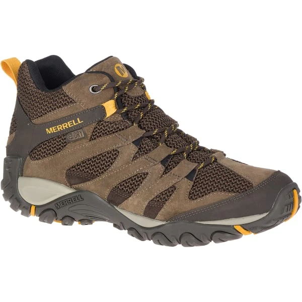 MERRELL Men's Alverstone Mid Waterproof Hiking Boots 1 MERRELL Men's Alverstone Mid Waterproof Hiking Boots