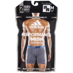 ADIDAS Men's Performance Mesh Boxer Briefs, 2-Pack -Fam By Style 2060307 010 alt11