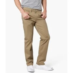 DOCKERS Men's Straight Cut 2.0 All Seasons Khaki Tech Pants 5 DOCKERS Men's Straight Cut 2.0 All Seasons Khaki Tech Pants -Fam By Style 2060702 205 alt2