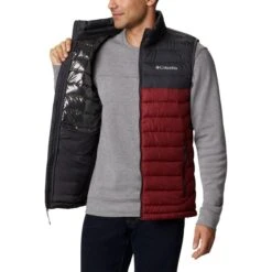 COLUMBIA Men's Powder Lite Vest 9 COLUMBIA Men's Powder Lite Vest -Fam By Style 2060704 601 alt3