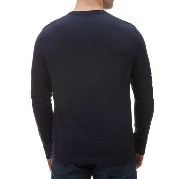 NAUTICA Men's Cotton Knit Long-Sleeve Crewneck Tee 2 NAUTICA Men's Cotton Knit Long-Sleeve Crewneck Tee - Image 2