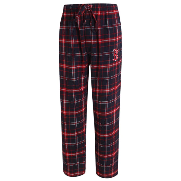 BOSTON RED SOX Men's Ultimate Plaid Flannel Pajama Pants 1 BOSTON RED SOX Men's Ultimate Plaid Flannel Pajama Pants