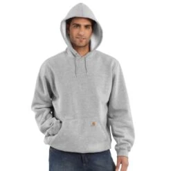 CARHARTT Men's Pullover Hoodie, Extended Sizes -Fam By Style 2064185 004 alt2