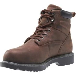 WOLVERINE Men's Floorhand WP 6 In. Soft Toe Work Boots 9 WOLVERINE Men's Floorhand WP 6 In. Soft Toe Work Boots -Fam By Style 2065355 201 alt2