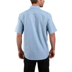 CARHARTT Men's Original Fit Short-Sleeve Shirt -Fam By Style 2065617 405 alt2