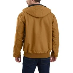 CARHARTT Men's Washed Duck Insulated Active Jacket 8 CARHARTT Men's Washed Duck Insulated Active Jacket -Fam By Style 2066938 230 alt2