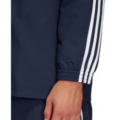 ADIDAS Men's Essentials 3-Stripes Hooded Windbreaker 17 ADIDAS Men's Essentials 3-Stripes Hooded Windbreaker -Fam By Style 2068546 402 alt8