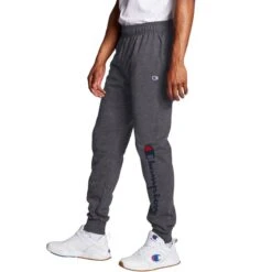CHAMPION Men's Powerblend Fleece Joggers -Fam By Style 2069615 003 alt2