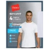HANES Men's Ultimate X-Temp Sport Crewneck Undershirts, 4-Pack