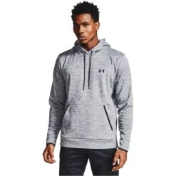 UNDER ARMOUR Men's Armour Fleece Twist Hoodie -Fam By Style 2070179 002 alt3
