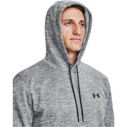 UNDER ARMOUR Men's Armour Fleece Twist Hoodie -Fam By Style 2070179 002 alt6