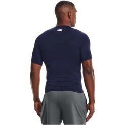 UNDER ARMOUR Men's HeatGear Armour Short Sleeve Tee 9 UNDER ARMOUR Men's HeatGear Armour Short Sleeve Tee -Fam By Style 2072785 402 alt3