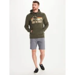 MARMOT Men's Coastal Pullover Hoodie 5 MARMOT Men's Coastal Pullover Hoodie -Fam By Style 2073490 315 alt2