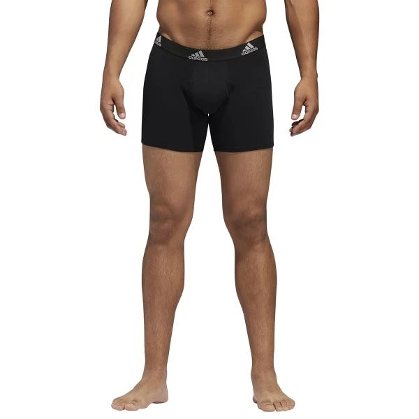ADIDAS Men's Stretch Cotton Boxer Brief, 3 Pack 4 ADIDAS Men's Stretch Cotton Boxer Brief, 3 Pack - Image 4
